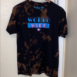 Bleach wash Hard Rock Casino graphic tee